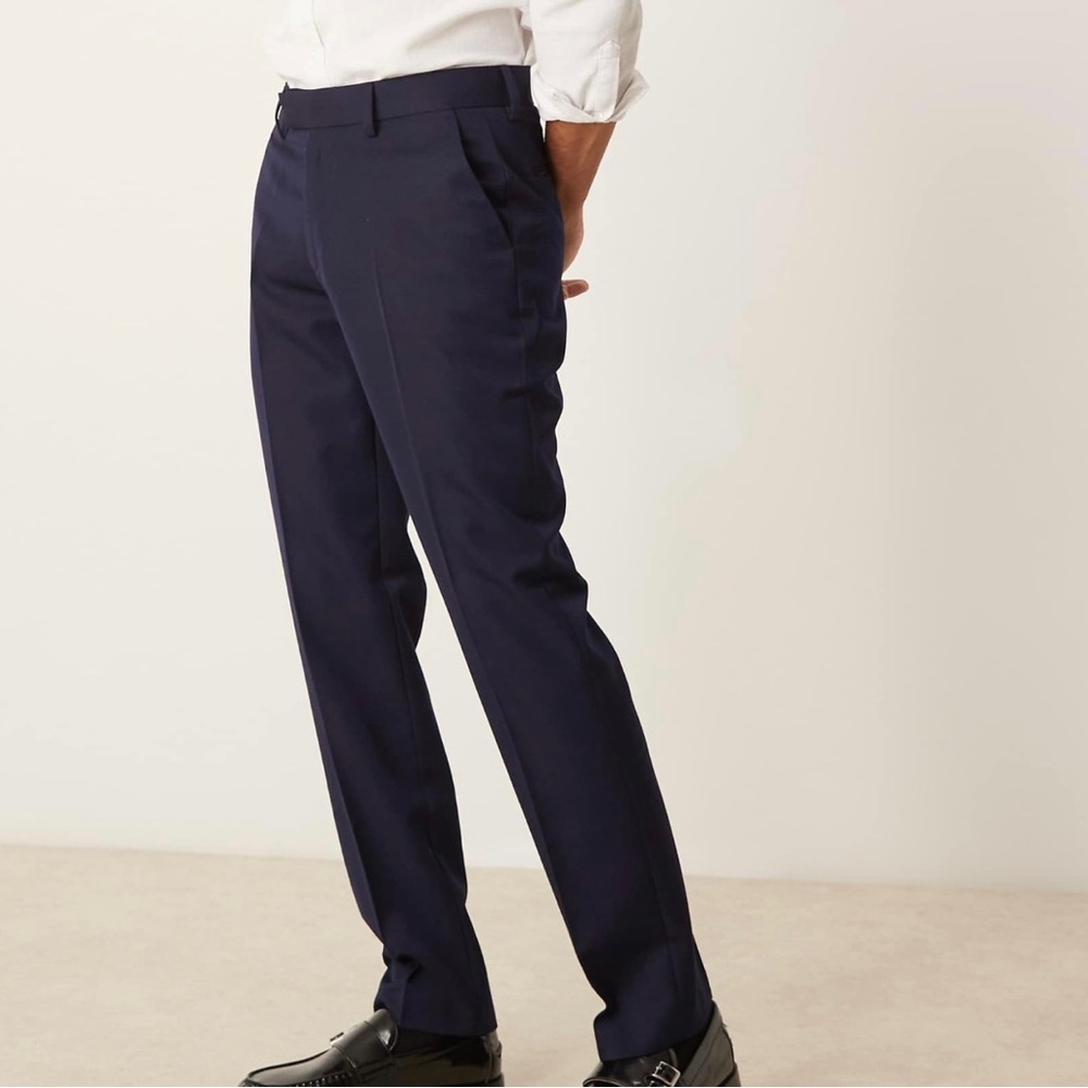 Asos Design Men's Navy Dress Pants